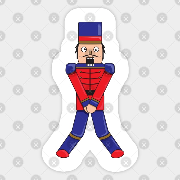 The Nutcracker TShirt - Funny Christmas Tee for Men Sticker by ghsp